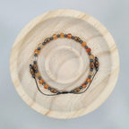 Bransoletka z karneolu i hematytu