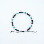 Bransoletka z onyksu i agatu trawionego