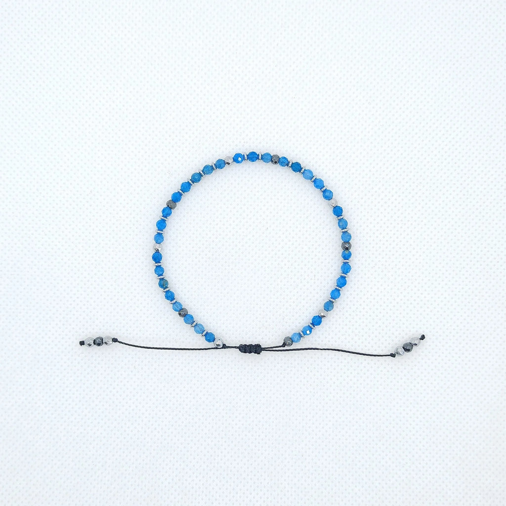 Bransoletka z apatytu i hematytu