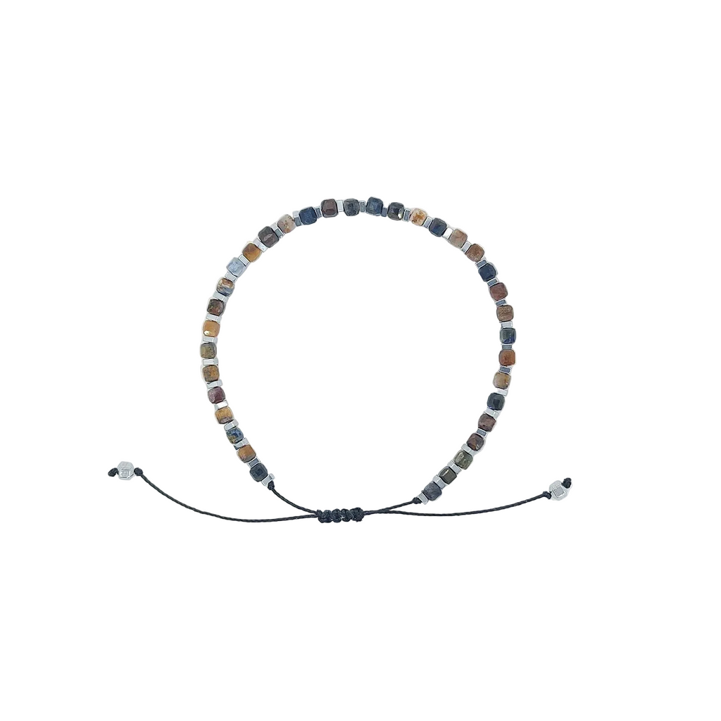 Bransoletka z pietersitu i hematytu