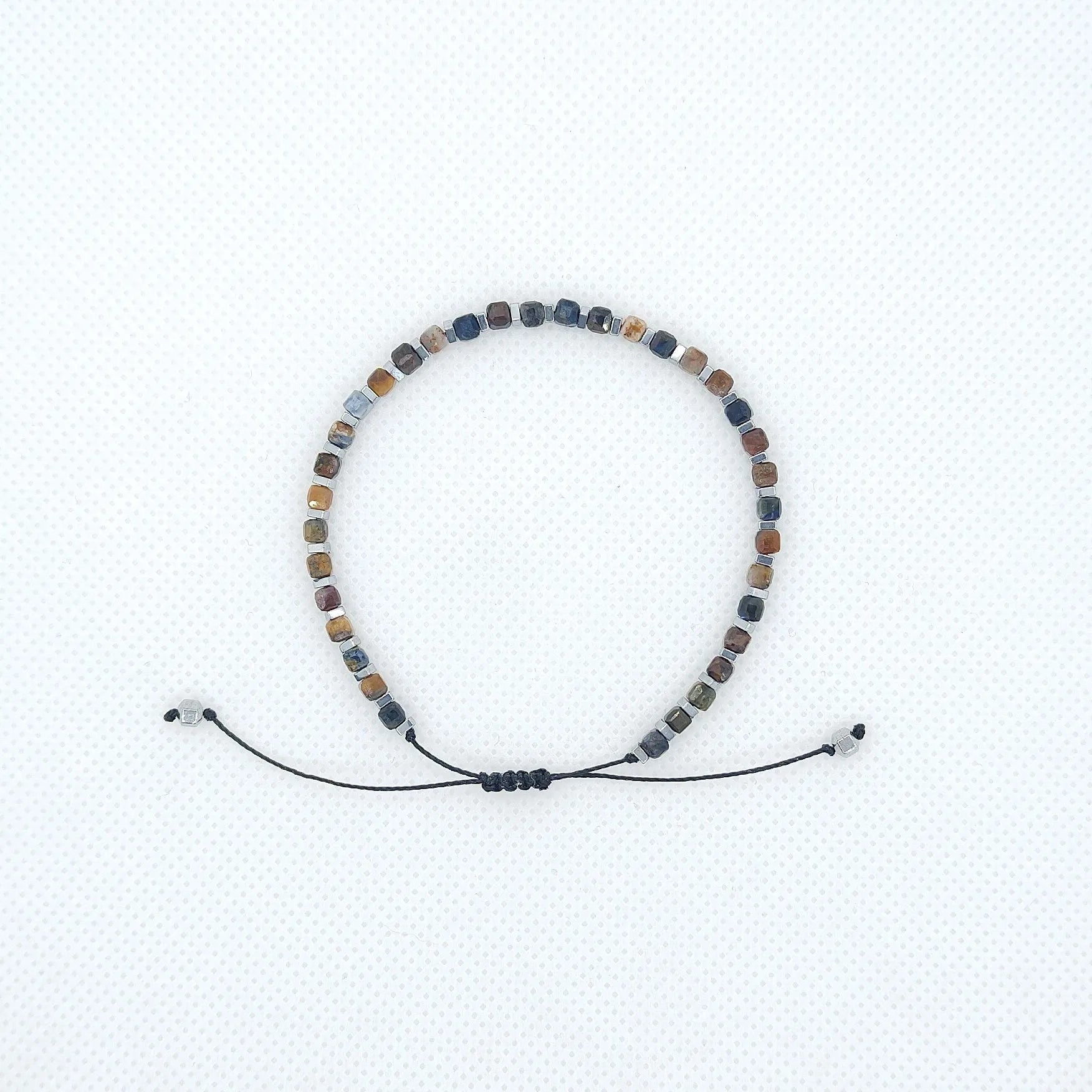 Bransoletka z pietersitu i hematytu