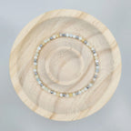 Bransoletka z amazonitu i hematytu