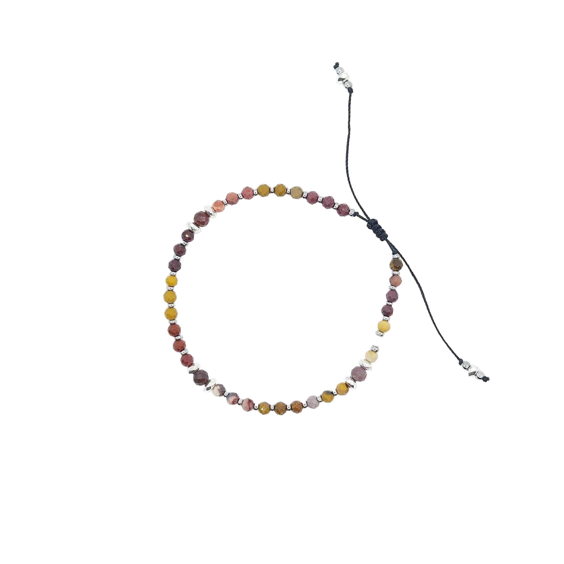 Bransoletka z jaspisu mokait