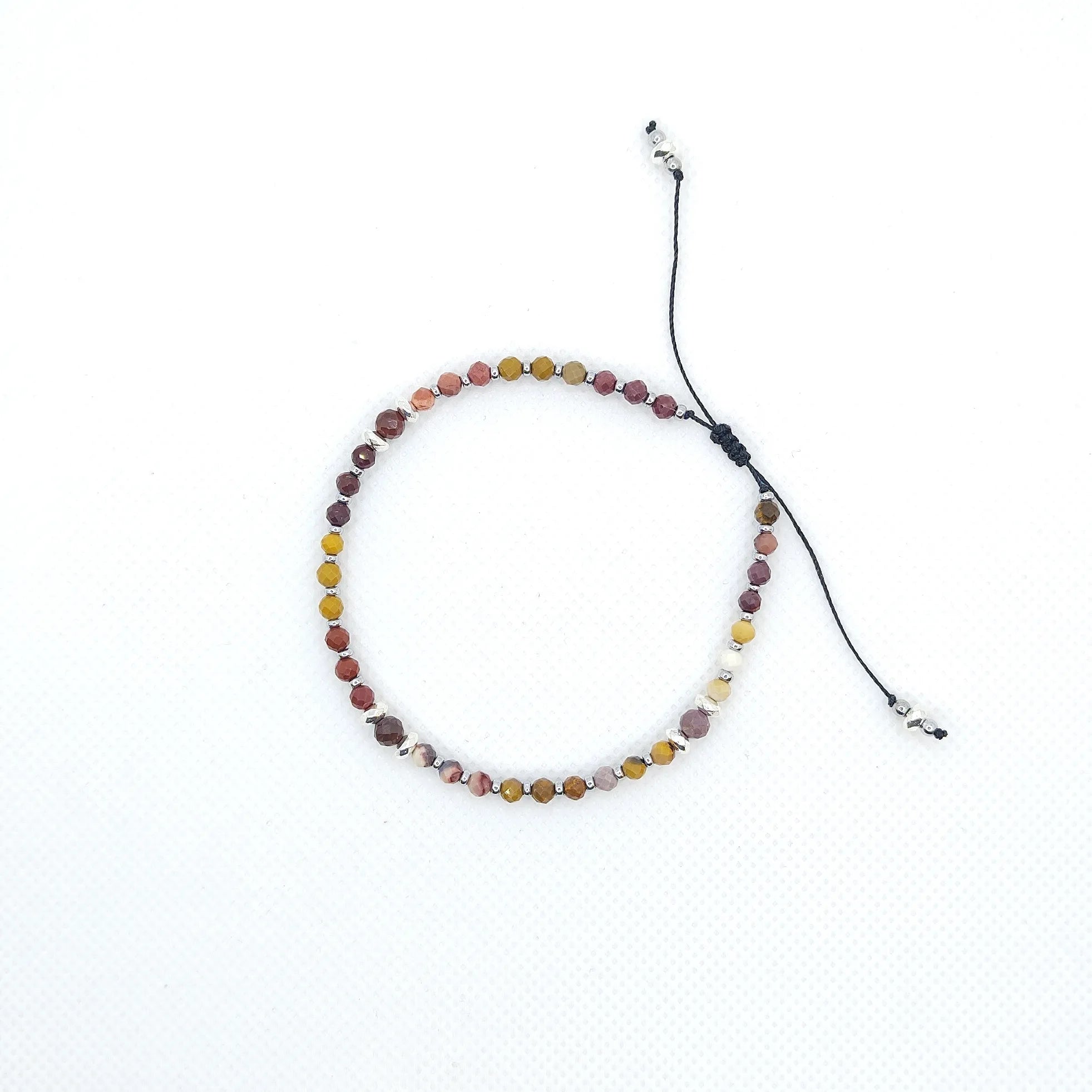 Bransoletka z jaspisu mokait