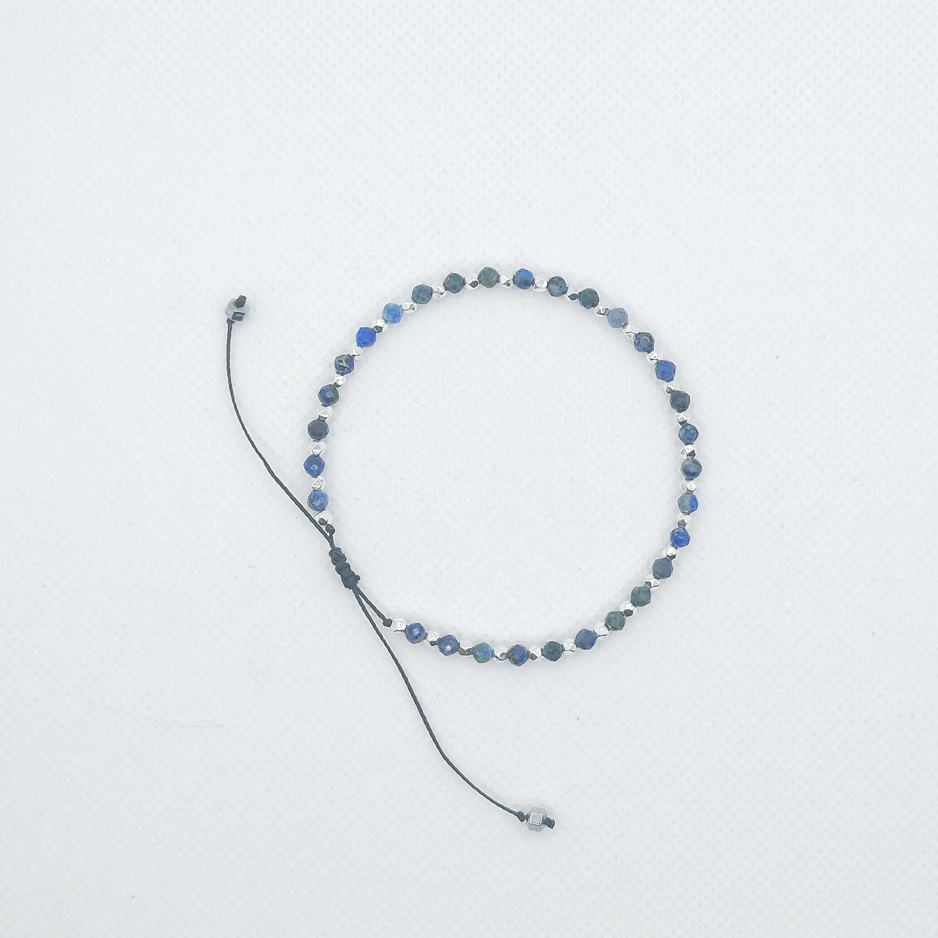 Bransoletka z kamieni lapis lazuli