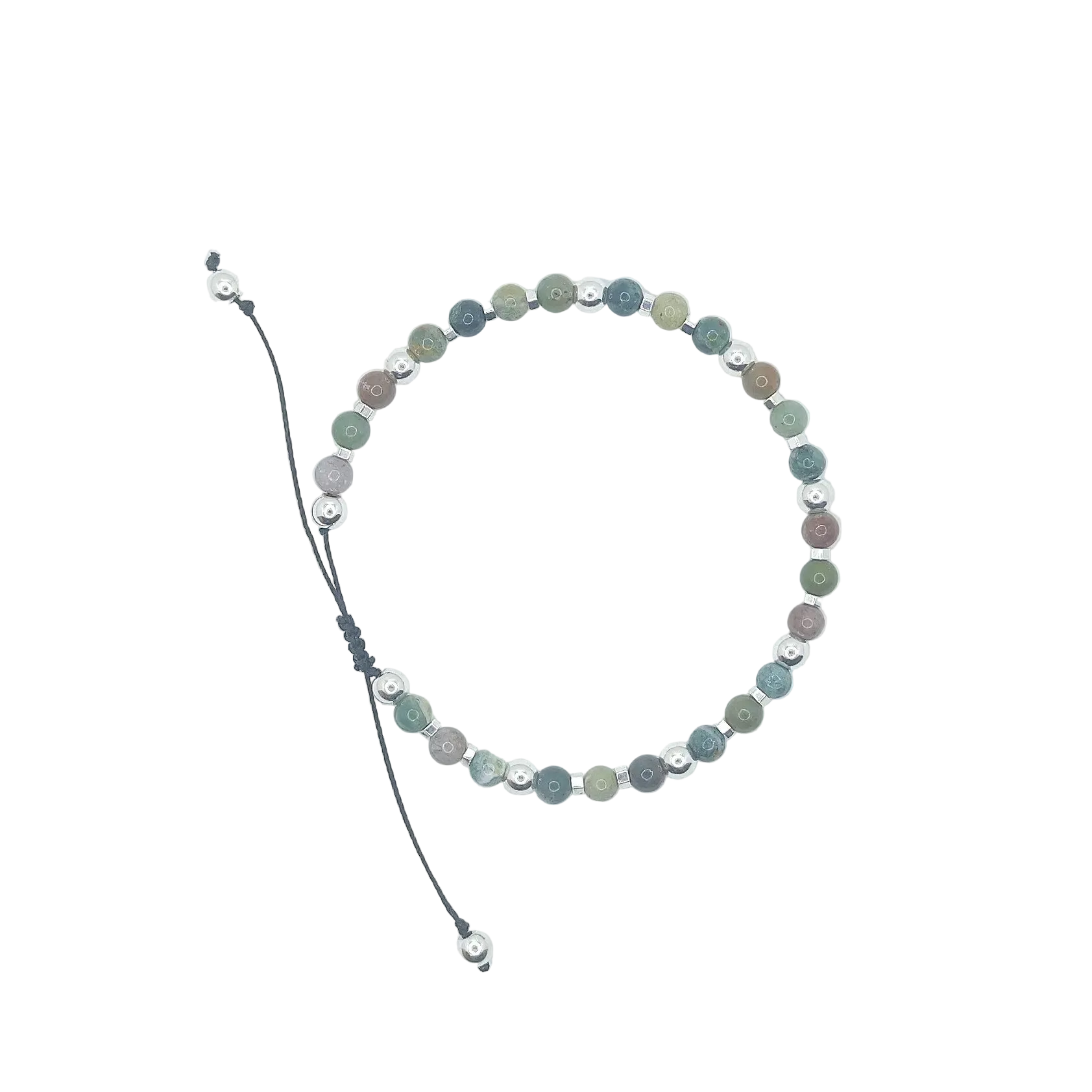 Bransoletka z agatów indyjskich