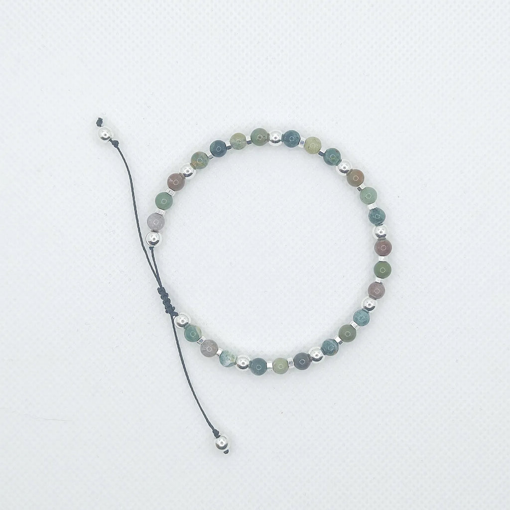 Bransoletka z agatów indyjskich