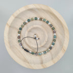 Bransoletka z agatów indyjskich