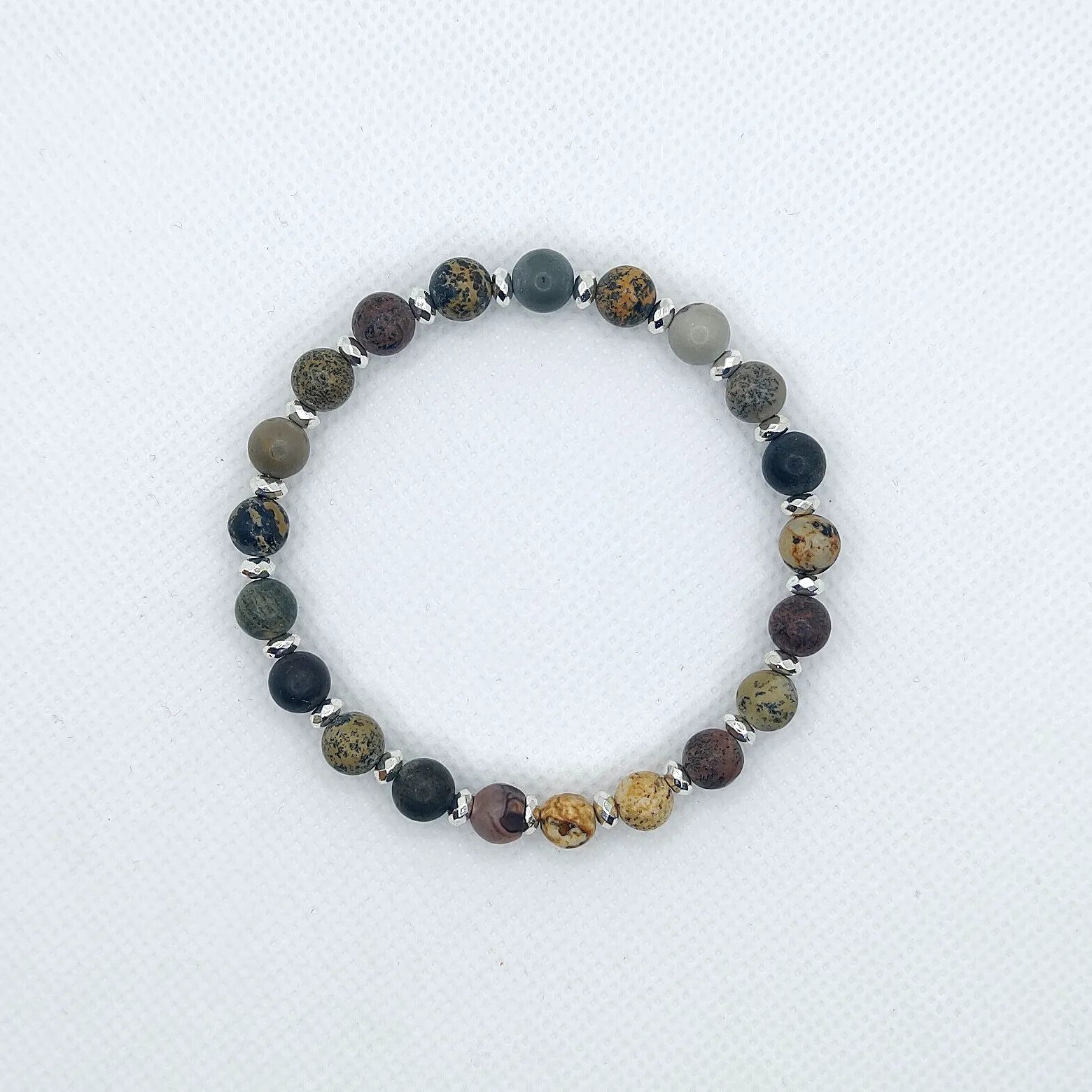 Bransoletka z jaspisu oceanicznego