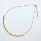 Naszyjnik z wstawką z agatów ognistych