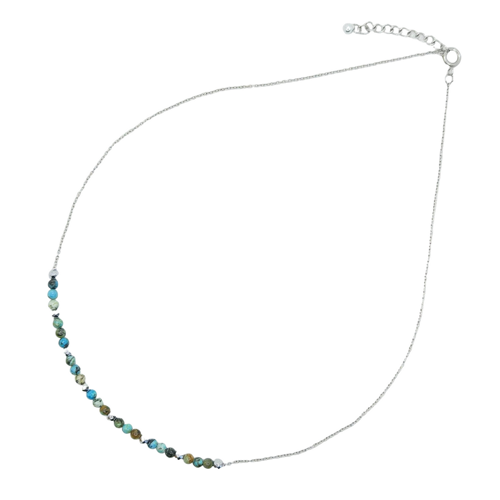 Naszyjnik z wstawką z turkusu afrykańskiego