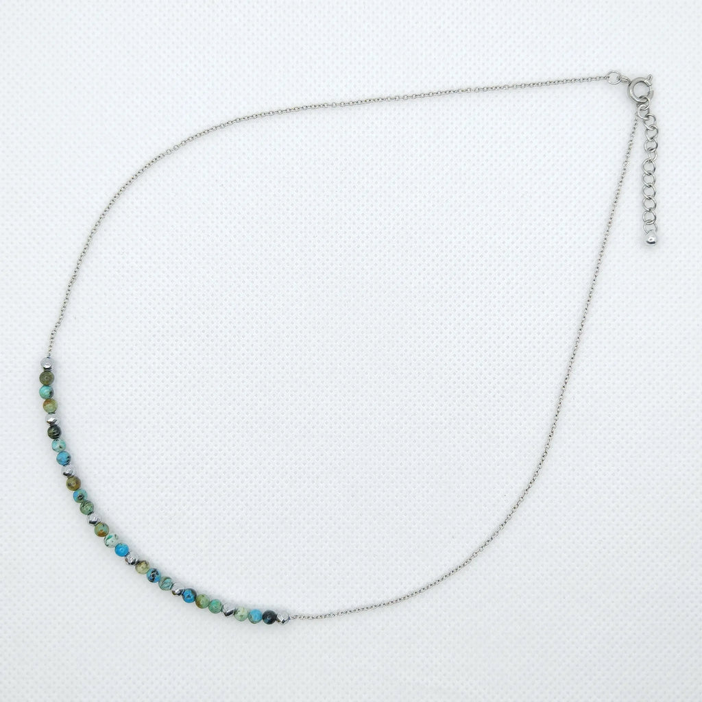 Naszyjnik z wstawką z turkusu afrykańskiego