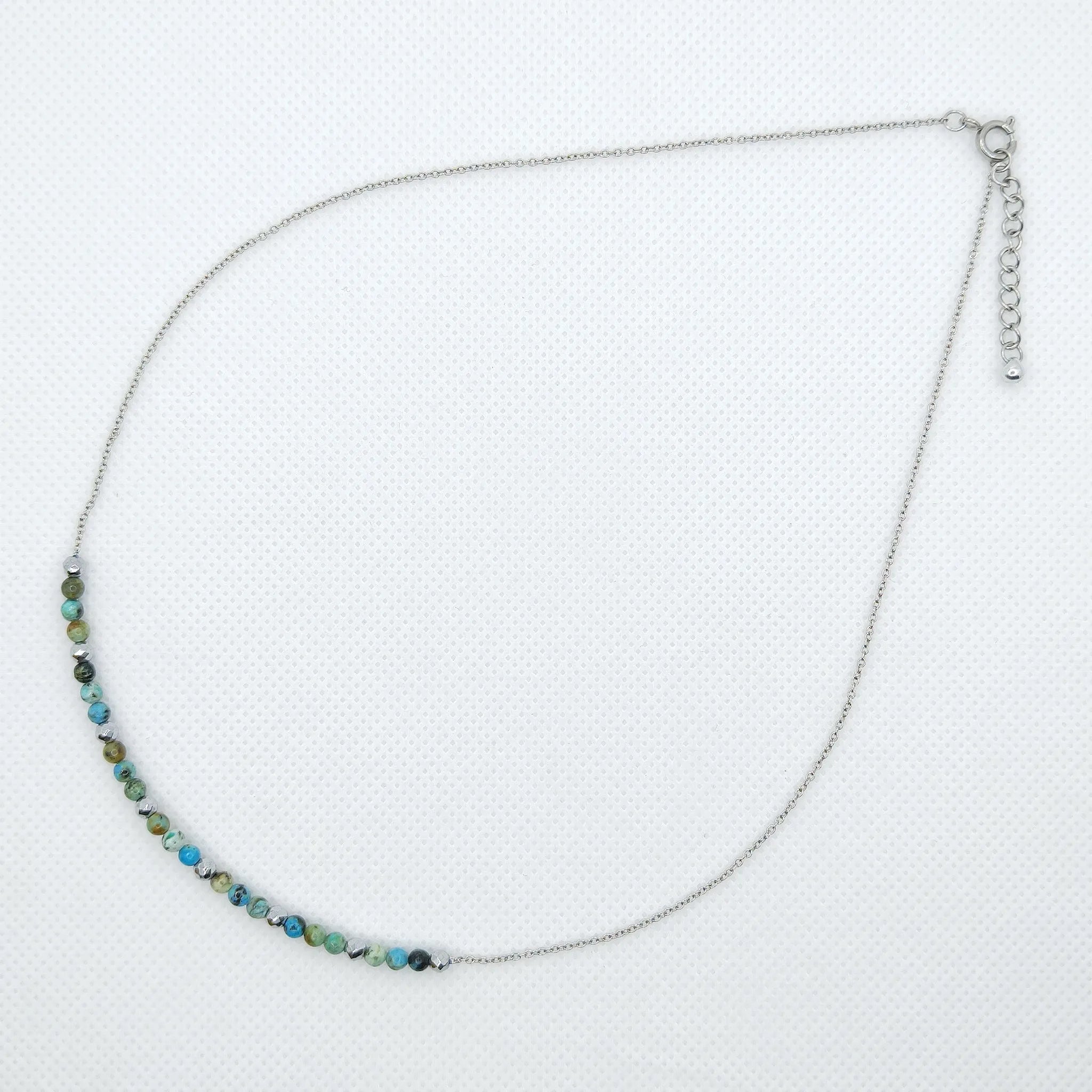 Naszyjnik z wstawką z turkusu afrykańskiego