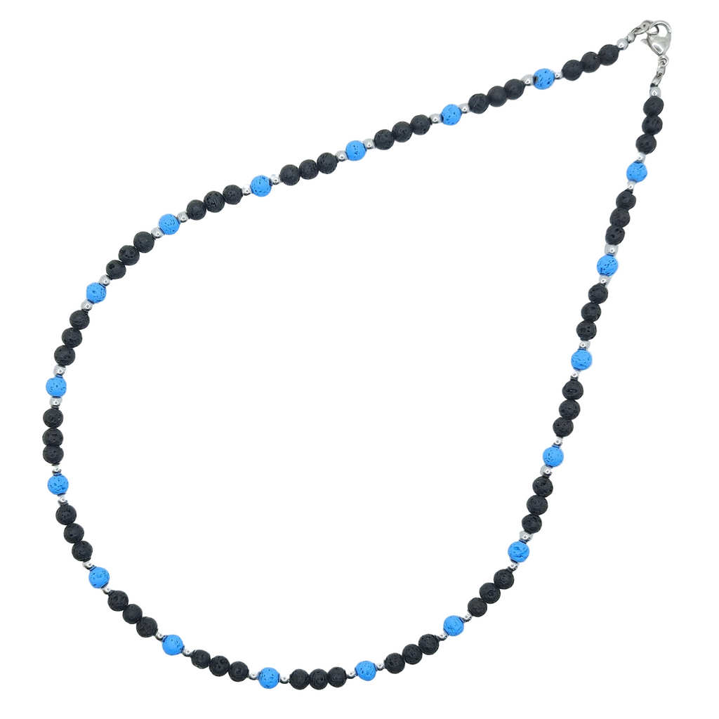 Naszyjnik z lawy wulkanicznej