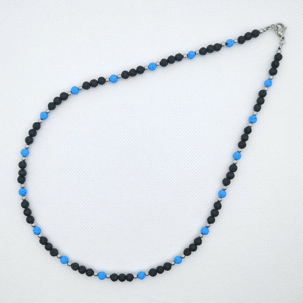 Naszyjnik z lawy wulkanicznej