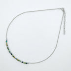 Naszyjnik z wstawką z turkusu afrykańskiego