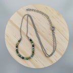 Naszyjnik z wstawką z turkusu afrykańskiego