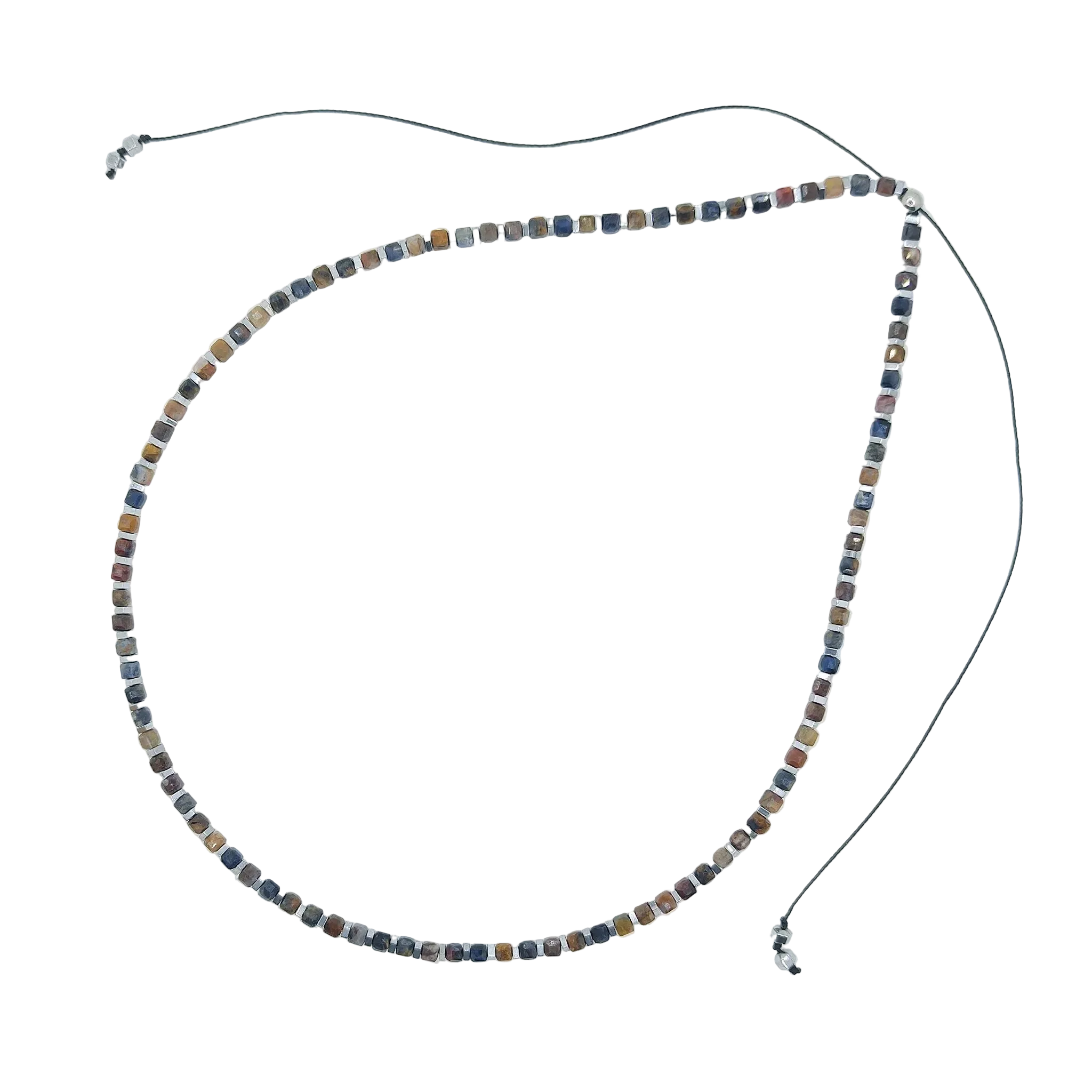 Naszyjnik z pietersitu i hematytu